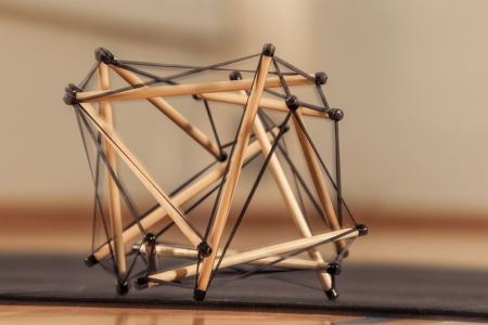 model of a Tensegrity Icosahedron